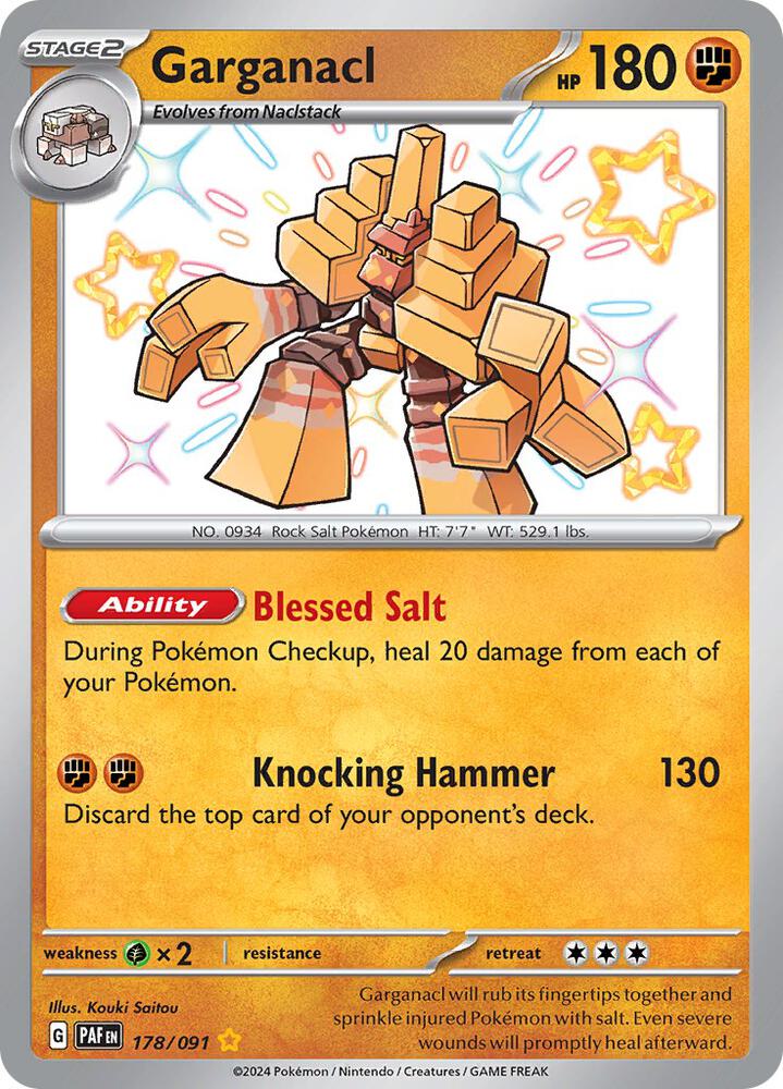Garganacl 178/091 (SV: Paldean Fates)  - Holofoil | Good Games Adelaide SA