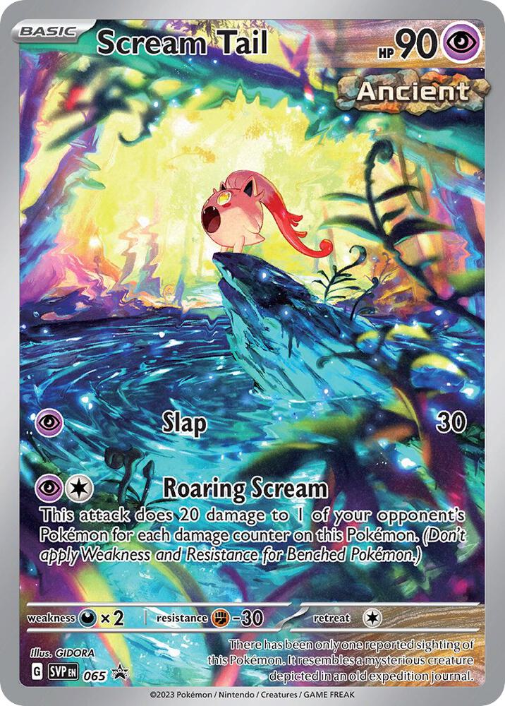 Scream Tail 065 (SV: Scarlet & Violet Promo Cards)  - Holofoil | Good Games Adelaide SA