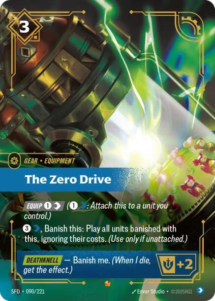 The Zero Drive 090/221 (Spiritforged)  - Foil | Good Games Adelaide SA