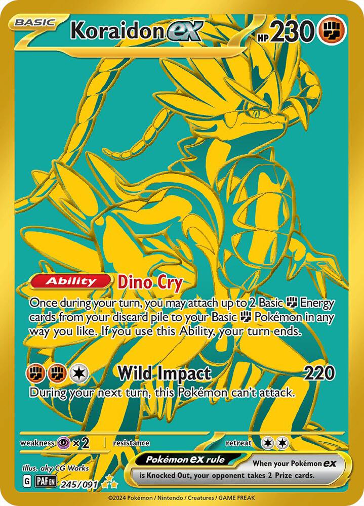 Koraidon ex 245/091 (SV: Paldean Fates)  - Holofoil | Good Games Adelaide SA