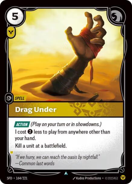 Drag Under 164/221 (Spiritforged)  - Foil | Good Games Adelaide SA