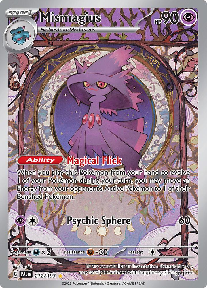 Mismagius 212 193 212/193 (SV02: Paldea Evolved)  - Holofoil | Good Games Adelaide SA