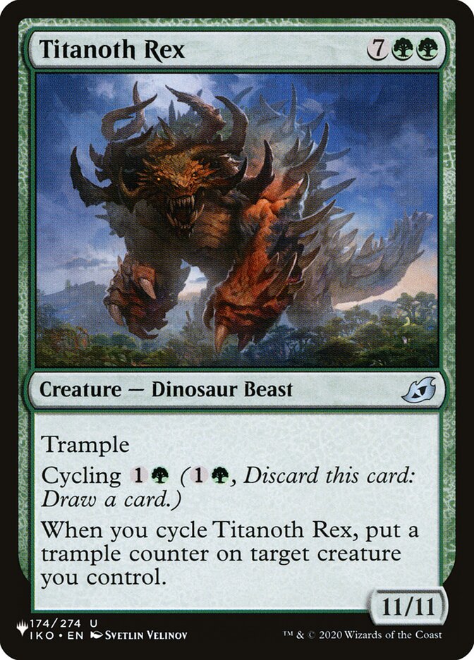 Titanoth Rex 174/274 (The List Reprints)  | Good Games Adelaide SA