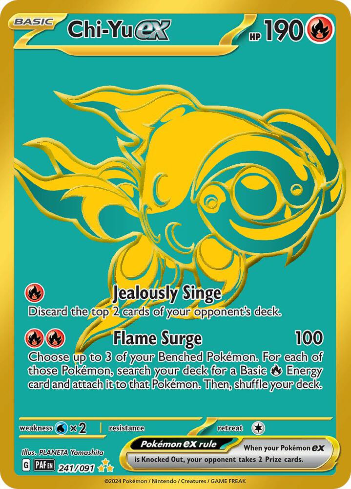 Chi-Yu ex 241/091 (SV: Paldean Fates)  - Holofoil | Good Games Adelaide SA