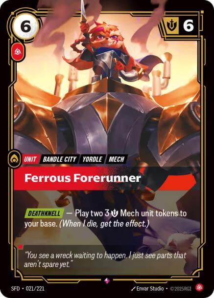 Ferrous Forerunner 021/221 (Spiritforged)  - Foil | Good Games Adelaide SA