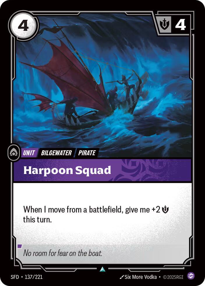 Harpoon Squad 137/221 (Spiritforged)  - Foil | Good Games Adelaide SA