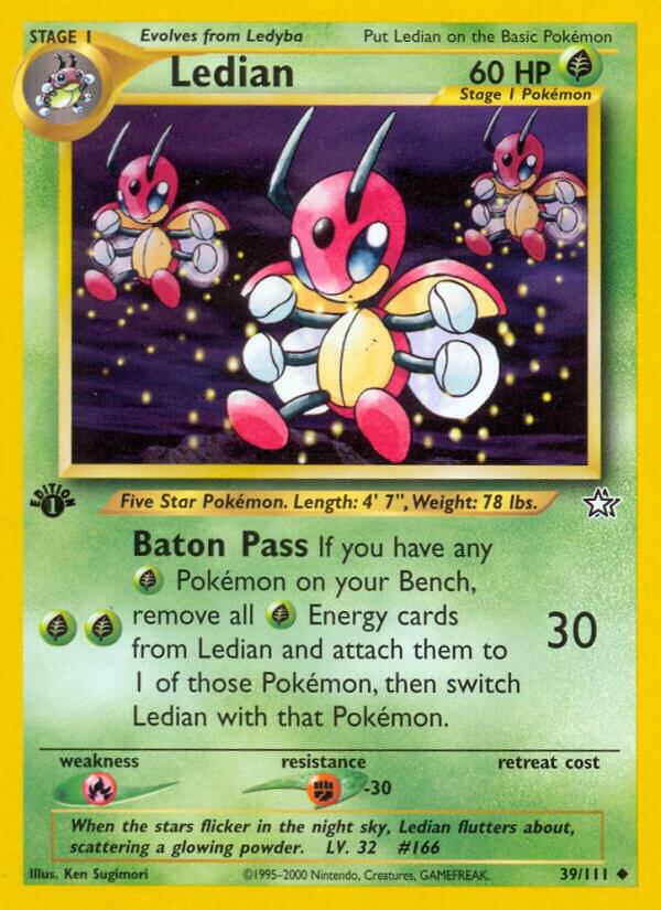 Ledian 039/111 (Neo Genesis)  - 1st Edition | Good Games Adelaide SA