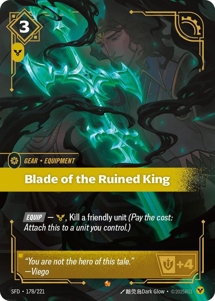 Blade of the Ruined King 178/221 (Spiritforged)  - Foil | Good Games Adelaide SA