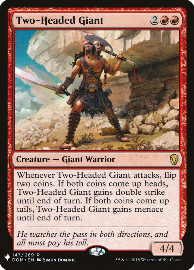 Two-Headed Giant 147 (The List Reprints)  | Good Games Adelaide SA