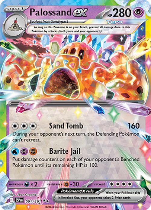 Palossand ex 091/191 (SV08: Surging Sparks)  - Holofoil | Good Games Adelaide SA