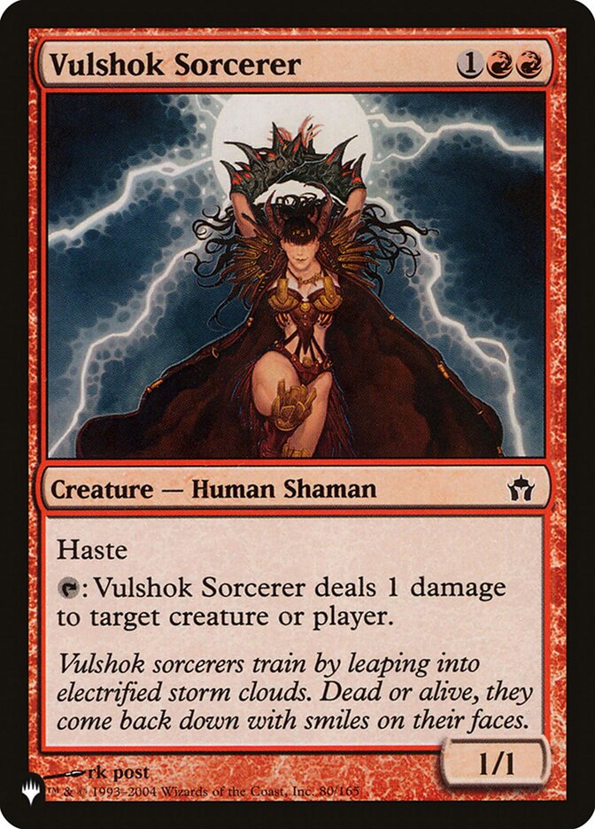Vulshok Sorcerer 80/165 (The List Reprints)  | Good Games Adelaide SA