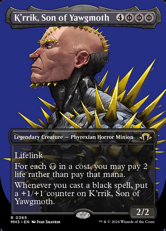 Kr'rik, Son of Yawgmoth 365 (Modern Horizons 3)  - Borderless | Good Games Adelaide SA