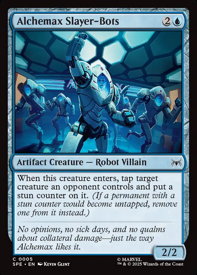 Alchemax Slayer-Bots 5 (Marvel's Spider-Man: Eternal-Legal)  - Foil | Good Games Adelaide SA
