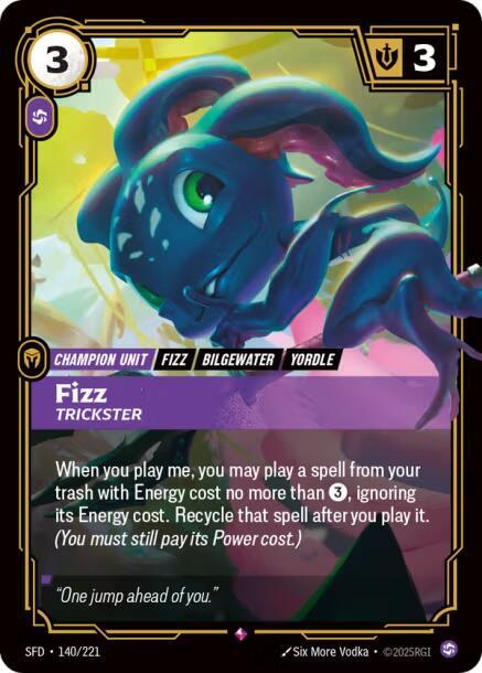 Fizz Trickster 140/221 (Spiritforged)  - Foil | Good Games Adelaide SA