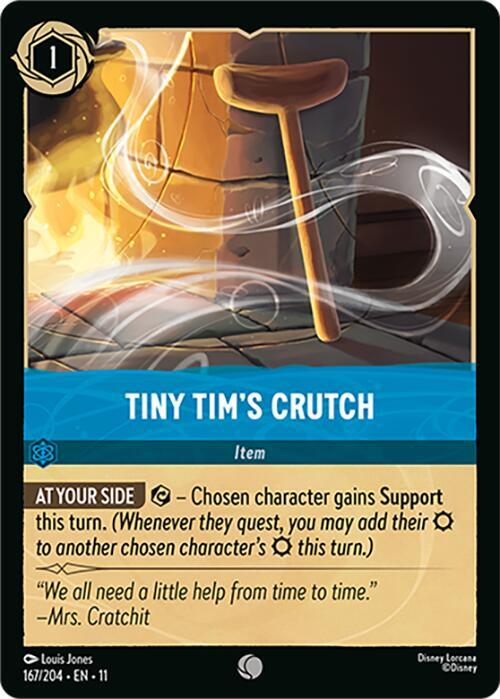Tiny Tims Crutch 167/204 ()  - Cold Foil | Good Games Adelaide SA