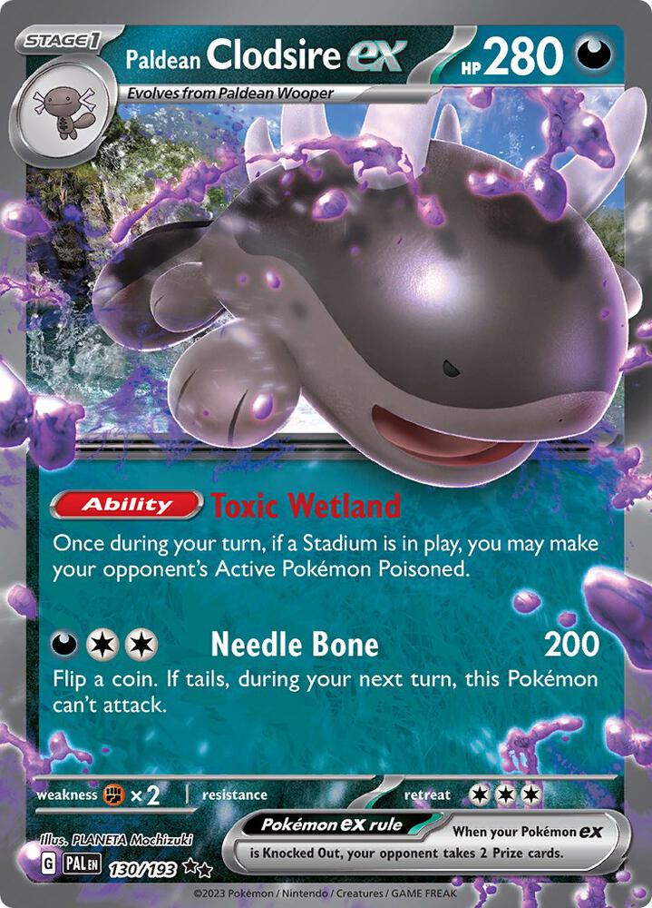 Paldean Clodsire ex 130/193 (SV02: Paldea Evolved)  - Holofoil | Good Games Adelaide SA