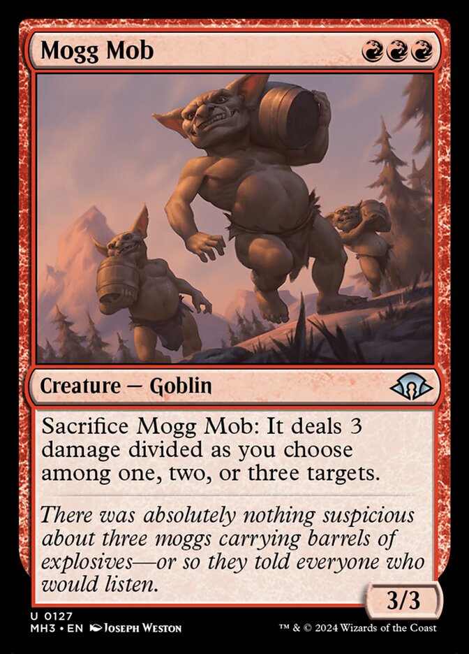 Mogg Mob 127 (Modern Horizons 3)  - Foil | Good Games Adelaide SA