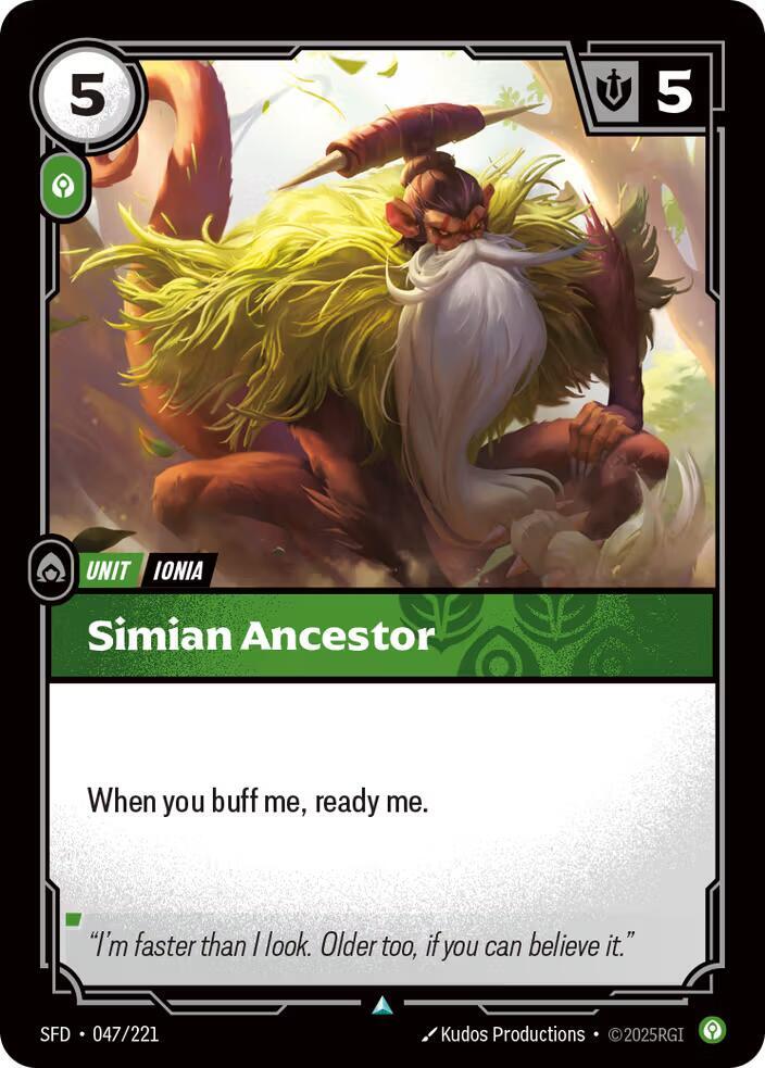 Simian Ancestor 047/221 (Spiritforged)  - Foil | Good Games Adelaide SA