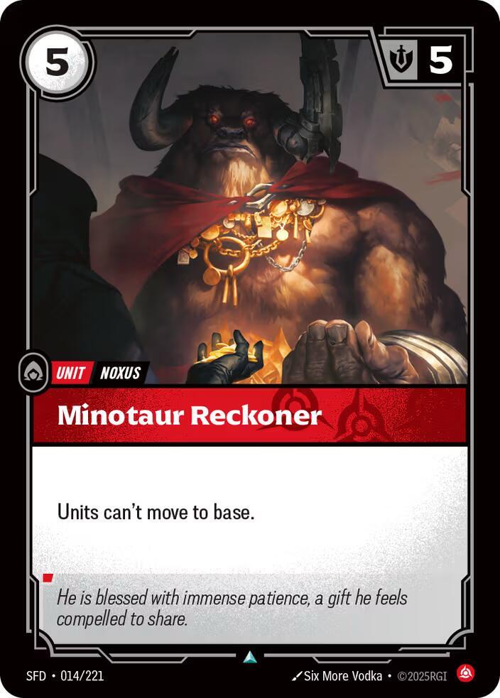 Minotaur Reckoner 014/221 (Spiritforged)  | Good Games Adelaide SA