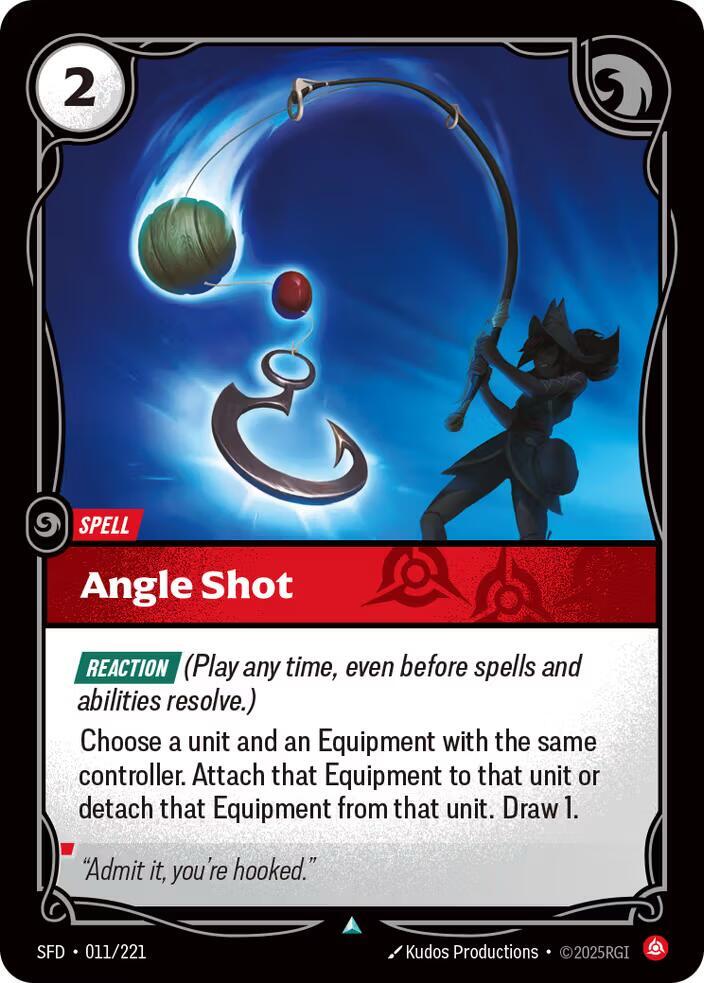 Angle Shot 011/221 (Spiritforged)  - Foil | Good Games Adelaide SA