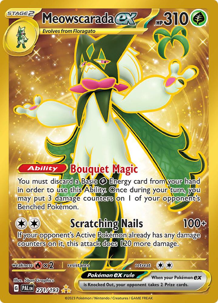 Meowscarada ex 271 193 271/193 (SV02: Paldea Evolved)  - Holofoil | Good Games Adelaide SA