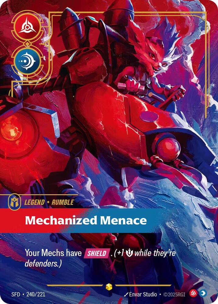 Rumble Mechanized Menace Overnumbered 240/221 (Spiritforged)  - Foil | Good Games Adelaide SA