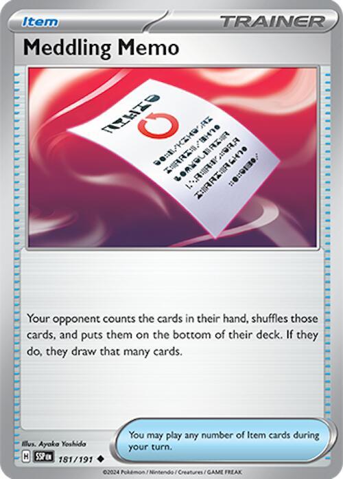 Meddling Memo 181/191 (SV08: Surging Sparks)  | Good Games Adelaide SA