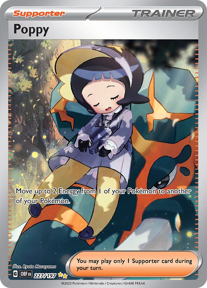 Poppy 227/197 (SV03: Obsidian Flames)  - Holofoil | Good Games Adelaide SA