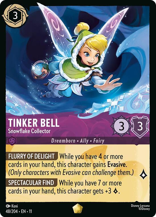 Tinker Bell, Snowflake Collector 48/204 (Winterspell)  | Good Games Adelaide SA