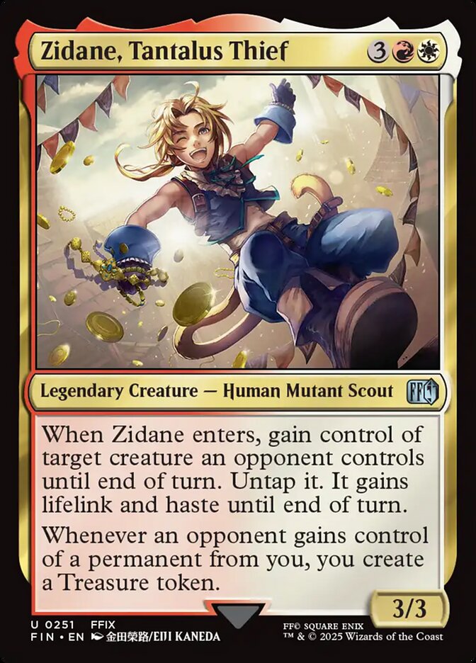 Zidane, Tantalus Thief 251 (FINAL FANTASY)  - Foil | Good Games Adelaide SA