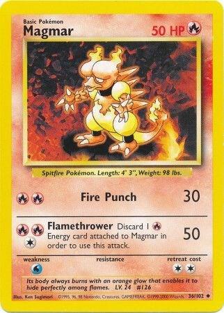 Magmar 036/102 (Base Set)  | Good Games Adelaide SA