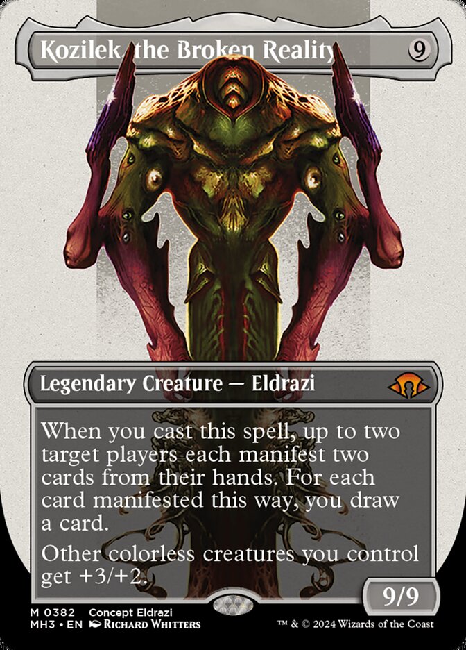 Kozilek, the Broken Reality 382/319 (Modern Horizons 3)  - Borderless Foil | Good Games Adelaide SA