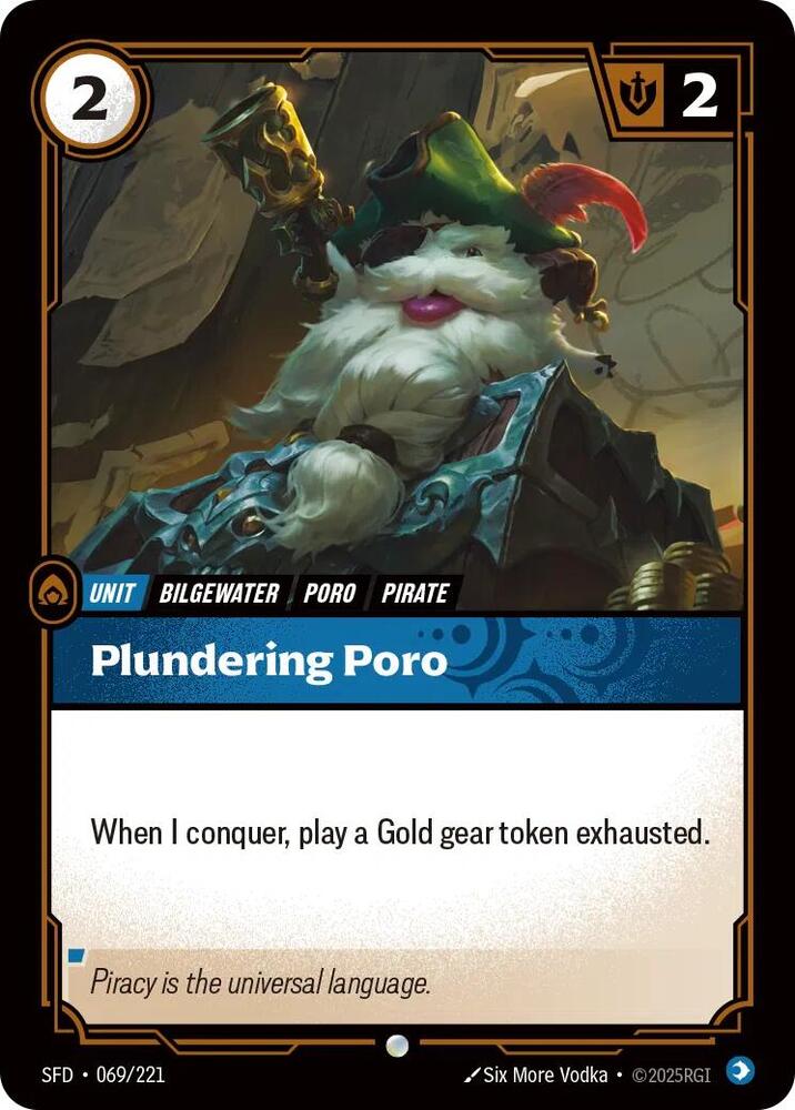 Plundering Poro 69/221 (Spiritforged)  - Foil | Good Games Adelaide SA