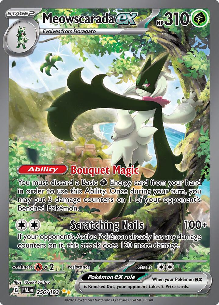 Meowscarada ex 256 193 256/193 (SV02: Paldea Evolved)  - Holofoil | Good Games Adelaide SA