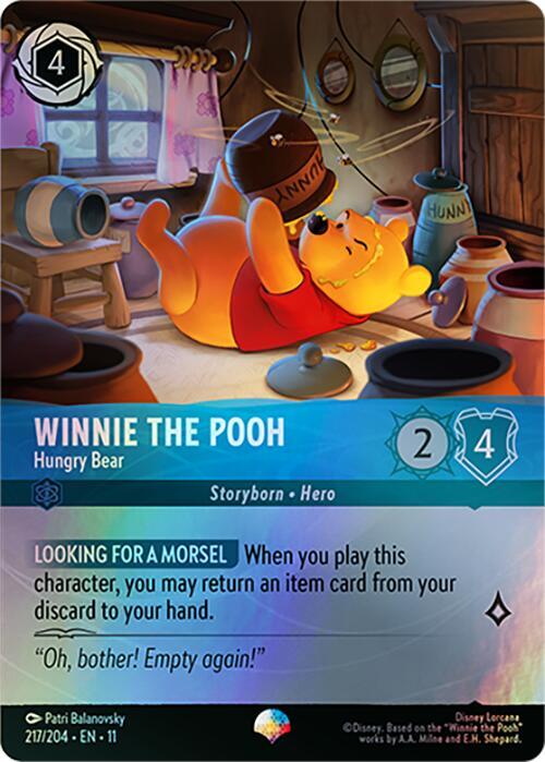 Winnie the Pooh Hungry Bear Epic 217/204 (Winterspell)  - Holofoil | Good Games Adelaide SA