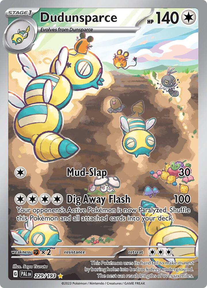 Dudunsparce 229/193 (SV02: Paldea Evolved)  - Holofoil | Good Games Adelaide SA
