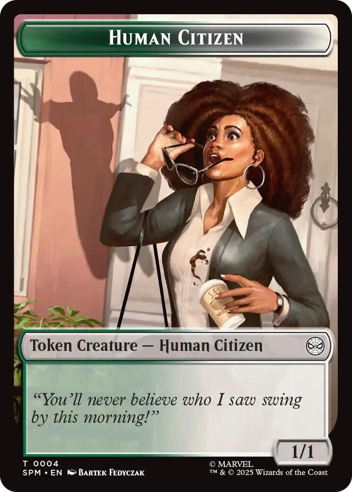 Human Citizen Treasure Double Sided Token 4 // 7 (Marvel's Spider-Man)  | Good Games Adelaide SA