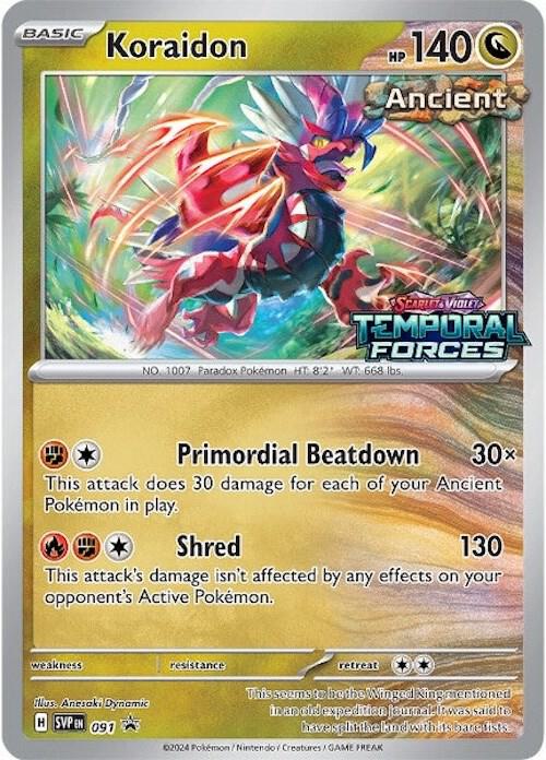 Koraidon Prerelease 091 (SV: Scarlet & Violet Promo Cards)  - Holofoil | Good Games Adelaide SA