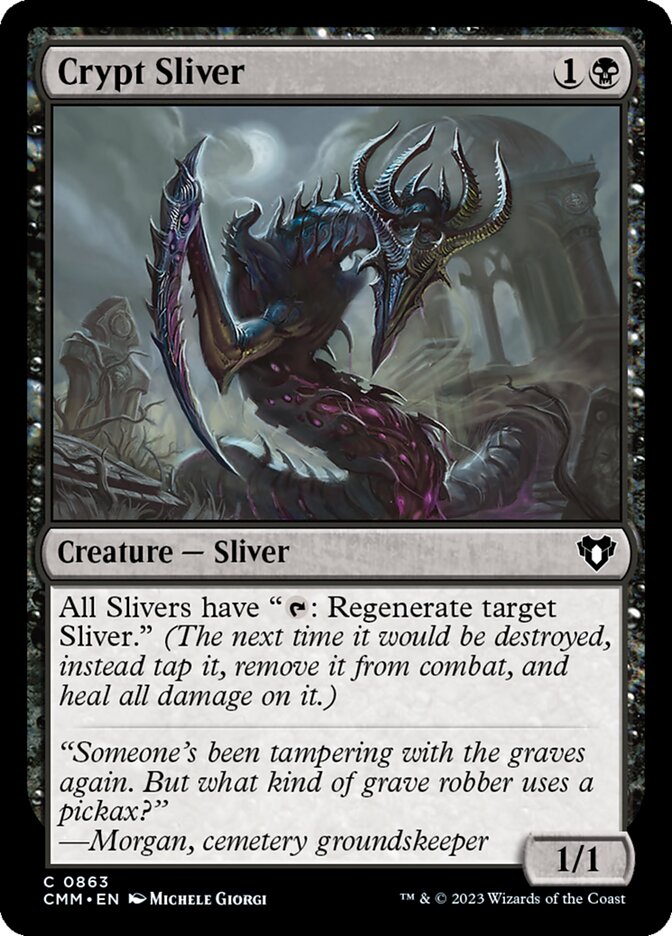 Crypt Sliver 863 (Commander Masters)  | Good Games Adelaide SA