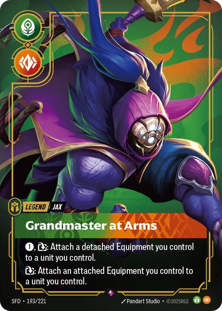 Jax Grandmaster At Arms 193/221 (Spiritforged)  - Foil | Good Games Adelaide SA