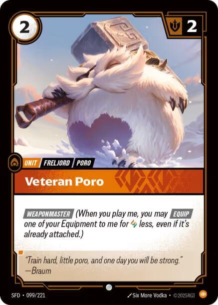 Veteran Poro 099/221 (Spiritforged)  | Good Games Adelaide SA