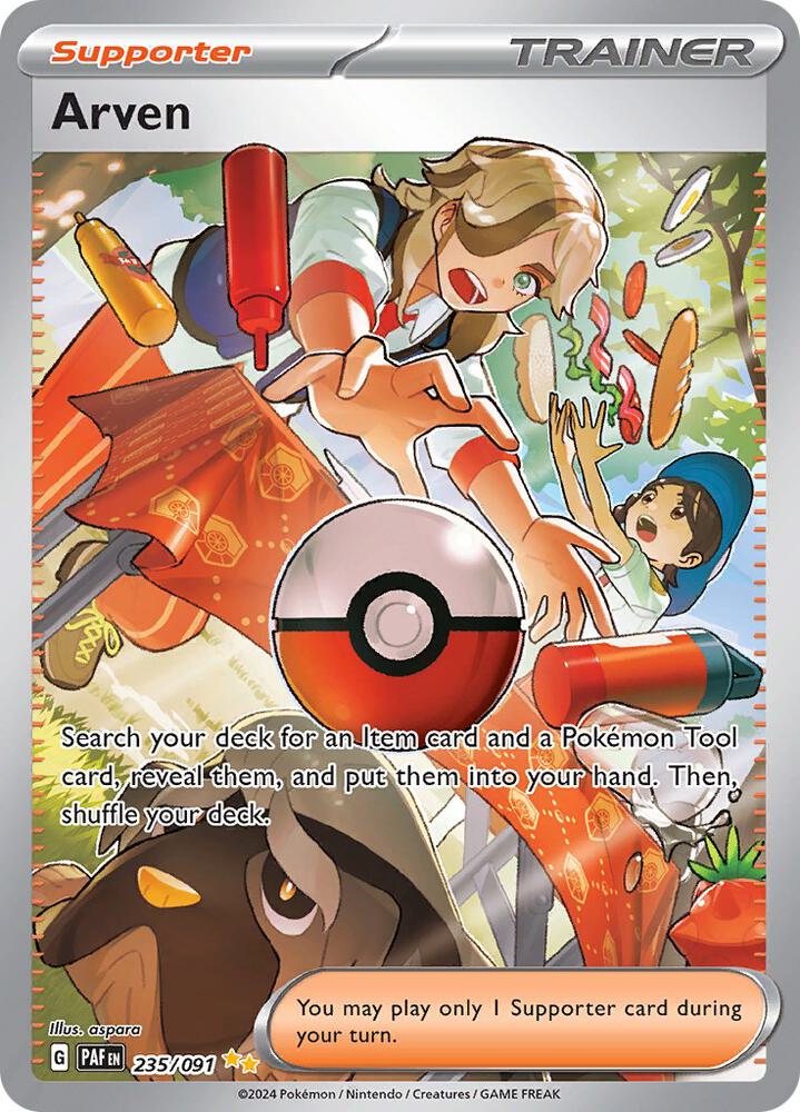 Arven 235/091 (SV: Paldean Fates)  - Holofoil | Good Games Adelaide SA