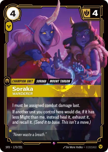 Soraka Wanderer 173/221 (Spiritforged)  - Foil | Good Games Adelaide SA