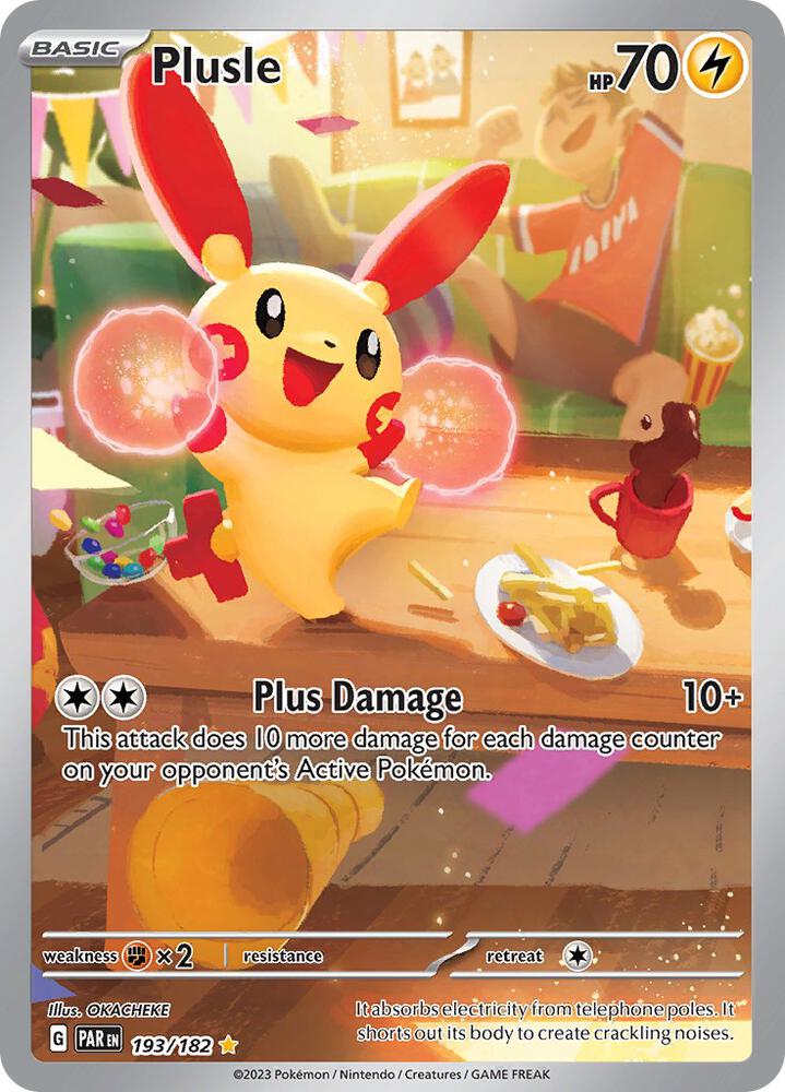 Plusle 193/182 (SV04: Paradox Rift)  - Holofoil | Good Games Adelaide SA