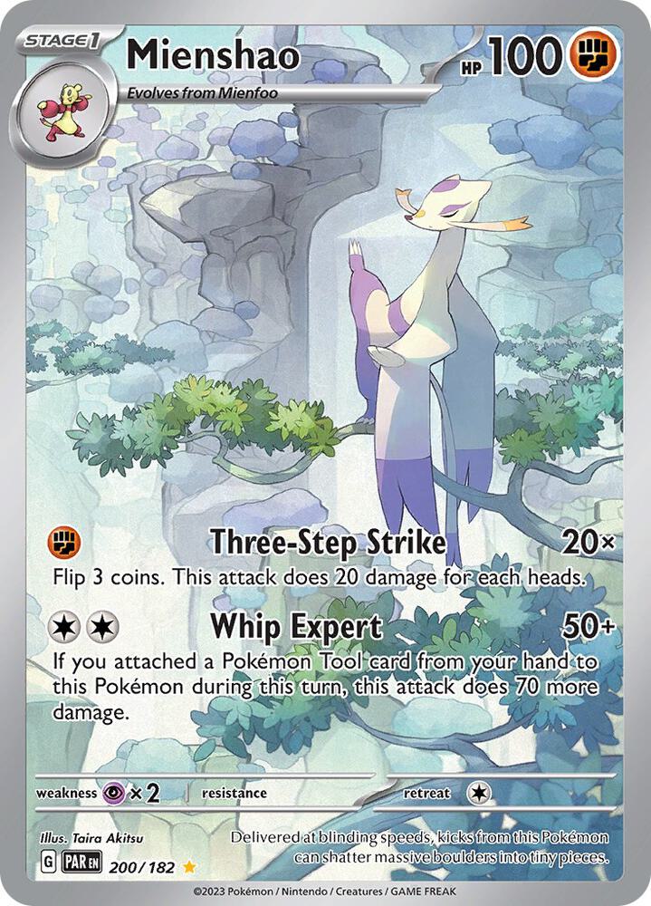 Mienshao 200/182 (SV04: Paradox Rift)  - Holofoil | Good Games Adelaide SA