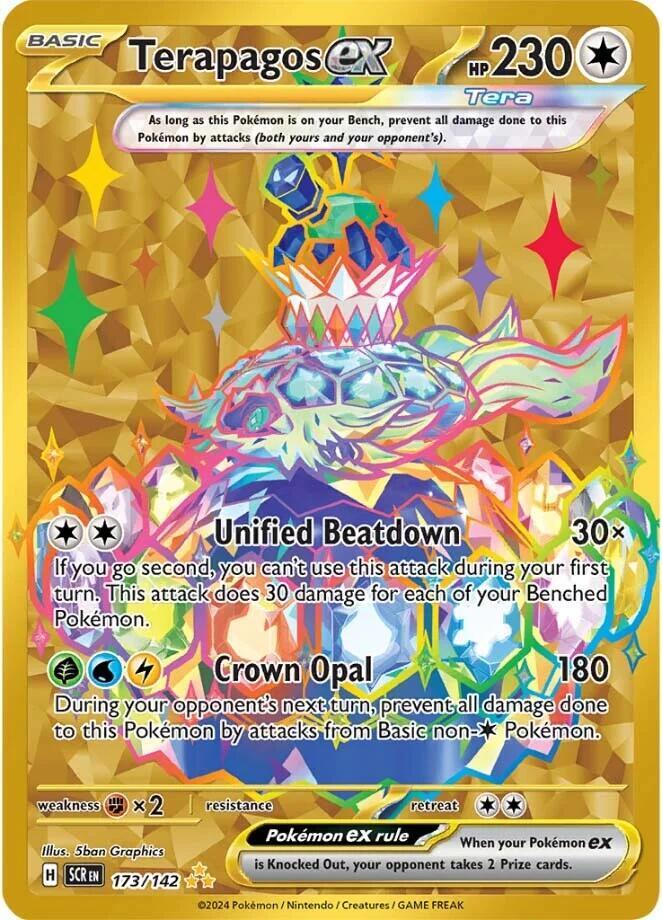 Terapagos ex 173/142 (SV07: Stellar Crown)  - Holofoil | Good Games Adelaide SA