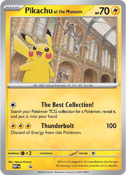 Pikachu at the Museum  (Jumbo Cards)  | Good Games Adelaide SA