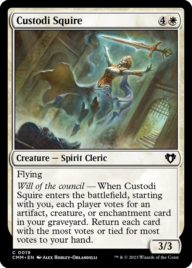 Custodi Squire 19 (Commander Masters)  | Good Games Adelaide SA