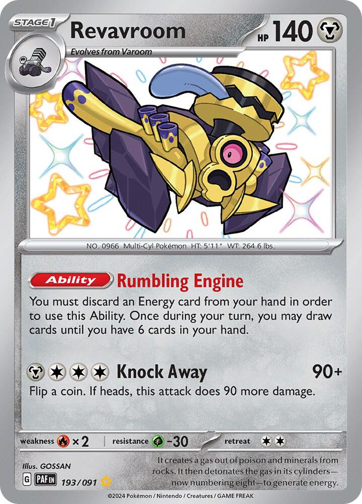 Revavroom 193/091 (SV: Paldean Fates)  - Holofoil | Good Games Adelaide SA