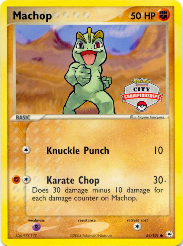 Machop 64 101 City Championships 064/101 (League & Championship Cards)  | Good Games Adelaide SA